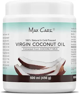 11. Max Care Wide Mouth Cold Pressed Virgin Coconut Oil, 500ml