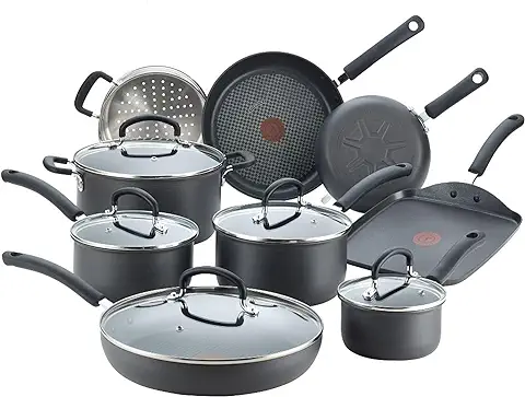 2. T-fal Ultimate Hard Anodized Nonstick Cookware Set