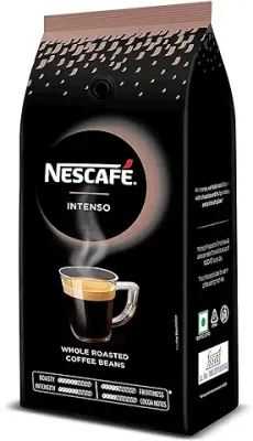 10. Nescafe Intenso Whole Roasted Coffee Beans, 1Kg Arabica and Robusta Blend, Bag