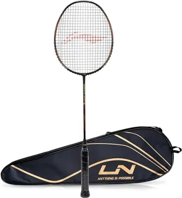 9. Li-Ning G-Force Superlite Max 9 Carbon Graphite Badminton Racket with Full Racket Cover