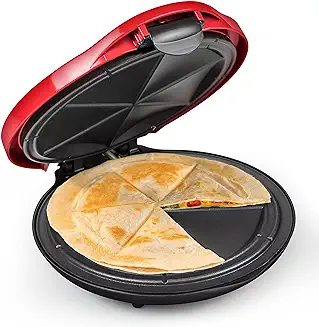 2. Taco Tuesday Deluxe 10-inch 6-Wedge Electric Quesadilla Maker