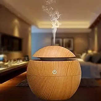 13. Pure Aroma Flyzad Wooden Cool Mist Humidifiers Essential Oil Diffuser