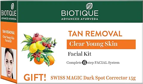 7. Biotique Tan Removal Clear Young Skin Facial Kit