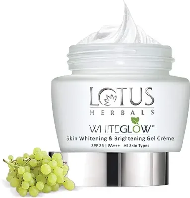 3. Lotus Herbals Whiteglow Skin Whitening & Brightening Gel Crème