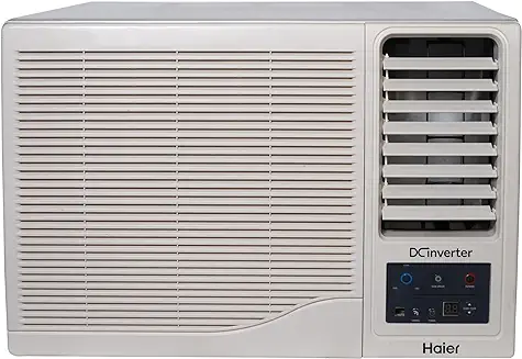 13. Haier 1.5 Ton 3 Star Twin Inverter Side Flow Window AC (Copper, Turbo Mode, Anti Bacterial Filter, Cools at 54C Temp, Long Air Throw - HWU18I-EOW3BN-INV, 2024 Model)