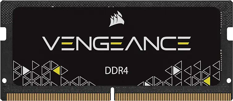 15. CORSAIR Vengeance 8GB (8GBx1) 260-Pin DDR4 SO-DIMM Laptop RAM with 3200MHz CL22 Memory Kit - CMSX8GX4M1A3200C22 Black