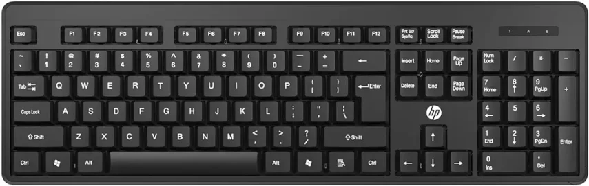 1. HP K160 Wireless Keyboard/Quick Comfy accurate