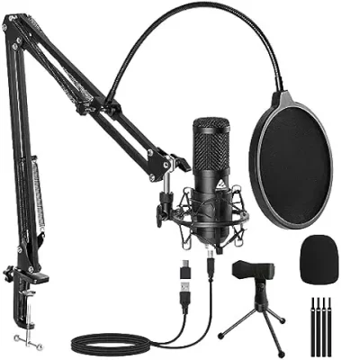 9. Audio Array AM-C1 USB Condenser Microphone Kit