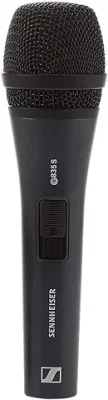 7. Sennheiser E835-S Dynamic Cardioid Live Handheld vocal Microphone for Vocalist