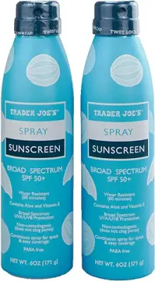 15. Trader Joe's Nourish Spray Sunscreen SPF 50+ Broad Spectrum (2-Pack)