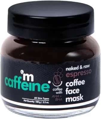 5. mCaffeine Exfoliating Coffee Face Pack for Glowing Skin