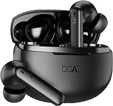 boAt Airdopes 170 TWS Earbuds with 50H Playtime, Quad Mics ENx™ Tech, Low Latency Mode, 13mm Drivers, ASAP™ Charge, IPX4, ...