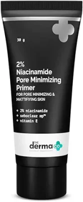 12. The Derma Co 2% Niacinamide Pore Minimizing Primer For Pore Minimizing & Mattifying Skin - 30g