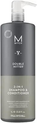 2. MITCH by Paul Mitchell Double Hitter 2-in-1 Shampoo & Conditioner