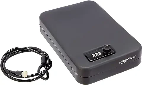 13. AmazonBasics Portable Safe Box