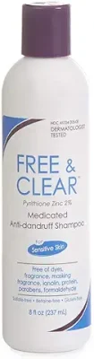 11. Vanicream Free & Clear Medicated Anti-Dandruff Shampoo | Fragrance, Gluten And Sulfate Free | For Sensitive Skin, 237ml