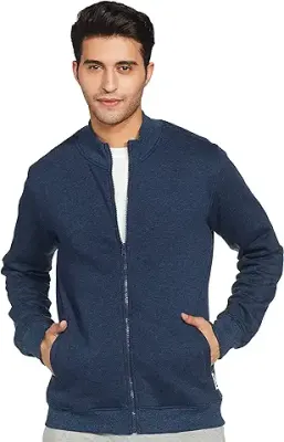 5. Amazon Brand - Symbol Men's Cotton Blend High Neck Sweatshirt