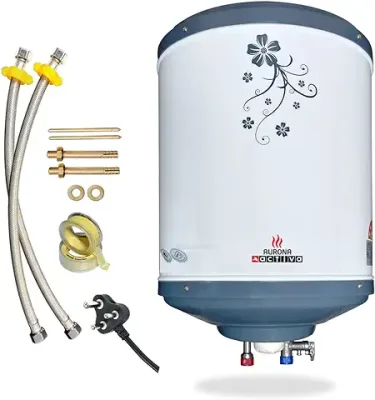 17. ACTIVA 15 Ltr Storage (2Kva) Special Anti Rust Coated Wall Mounted Geyser Aurona Suitable For High Rise Buildings Comes With 5 Years Warranty