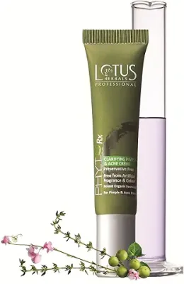 12. Lotus Professional Phytorx Tea Tree Cruelty-Free Clarifying Pimples and Acne Cream for Acne Prone Skin, Skin Calming, Acne Marks (15g)