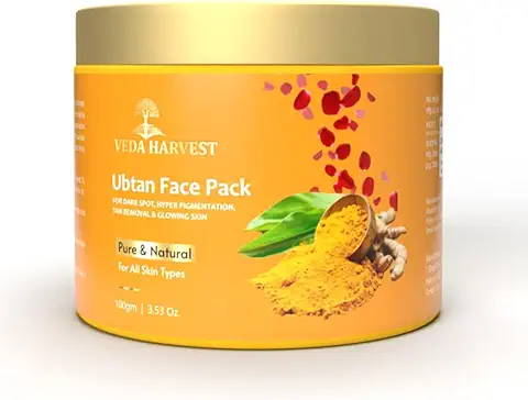 1. Veda Harvest Ubtan Face Pack for Glowing Skin