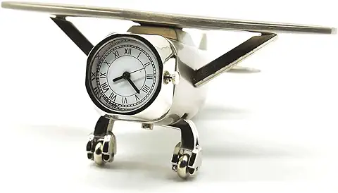 12. ZAHEPA Aeroplane Miniature Table Clock