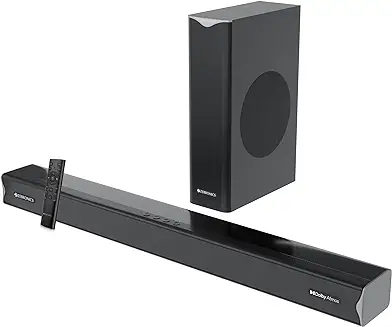 1. ZEBRONICS Jukebar 1000 - Dolby Atmos Soundbar with Subwoofer, 200W, LED Display, Bluetooth V5.3, HDMI (eARC), Optical in, USB, AUX, Wall Mountable