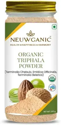 13. Neuwganic Organic Triphala Powder - 200 Gm | India Organic and USDA Organic Certified | Triphala Churn - Quick Acidity & Gas Relief
