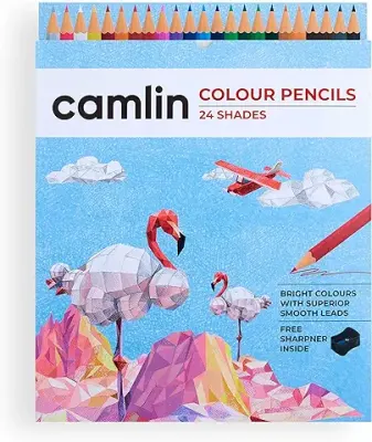 2. Camlin Colour Pencils Full Size