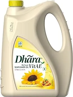 Dhara Refined Sunflower Oil, 5L