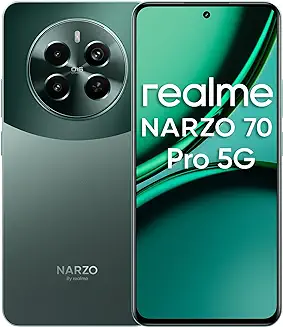 9. realme NARZO 70 Pro 5G (Glass Green, 8GB RAM,256GB Storage) Dimensity 7050 5G Chipset | Horizon Glass Design | Segment 1st Flagship Sony IMX890 OIS Camera