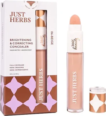 9. Just Herbs Concealer for Face Makeup With Liquorice Root Dewy Finish
