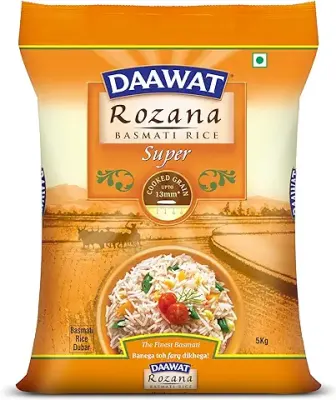1. Daawat Rozana Super Basmati Rice 5Kg