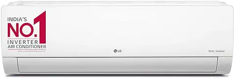 9. LG 1 Ton 3 Star DUAL Inverter Split AC (Copper, Super Convertible 5-in-1 Cooling, HD Filter with Anti-Virus Protection, 2022 Model, PS-Q12YNXE1, White)