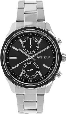 12. Titan Anthracite Dial Analog Watch For Men -NR1733KM01