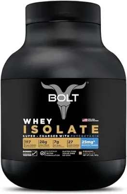 4. BOLT Nutrition Whey Isolate Protein Powder