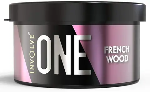 8. Involve Your Senses One French Wood Car Perfume,Strong Fiber Air Freshener to Freshen'up Your Car -IONE07-40 g