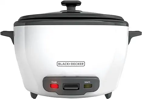11. BLACK+DECKER Rice Cooker 6-Cup