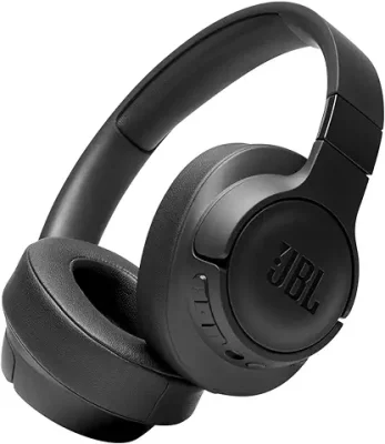2. JBL Tune 760NC, Wireless Over Ear Active Noise Cancellation Headphones with Mic, up to 50 Hours Playtime, Pure Bass, Dual Pairing, AUX & Voice Assistant Support for Mobile Phones (Black)