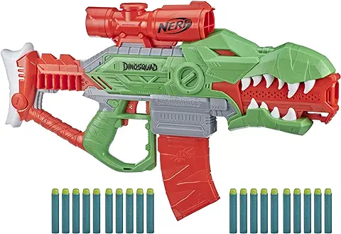 14. Nerf DinoSquad Rex-Rampage Motorized Dart Blaster