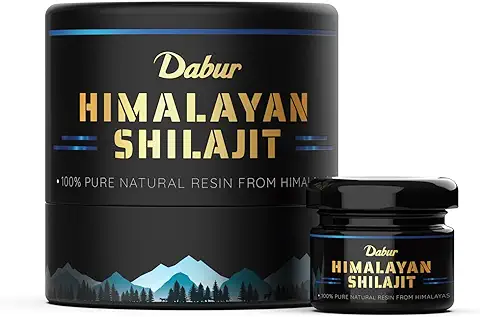 3. Dabur Himalayan Shilajit Resin - 15g | 100% Pure Shilajit | Boosts Stamina And Energy | Builds Immunity