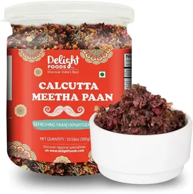4. Delight Foods Premium Calcutta Meetha Paan Without Supari