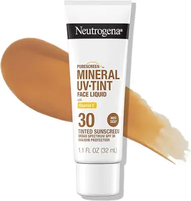 6. Neutrogena Purescreen+ Tinted Sunscreen for Face with SPF 30