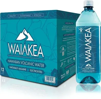 Best Alkaline: Waiakea Hawaiian Volcanic Water