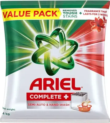 9. Ariel Complete + Semi Auto and Hand Wash Detergent Washing Powder