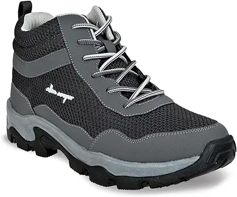 12. Allen Cooper Men's Sports Trekking & Hiking,Biking,Walking Shoes with Rubber Outsole & Memory Foam Insole Lace-Up Shoes for Men's(ACSS-252|Black|Beige|LightGrey Size-6,7,8,9,10)