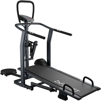 15. Fitkit by cult.sport FT801 4 in 1 Manual Multifunction Treadmill with
