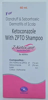 10. Z-Ketocare - Bottle of 60 ml Shampoo