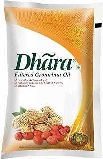 Dhara Filtered Groundnut Oil, 1L