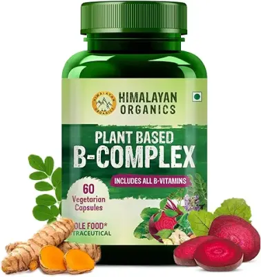 8. Himalayan Organics Plant Based Vitamin B Complex with 100% RDA B1