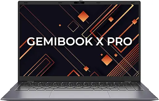 2. Chuwi GemiBook X Pro 14.1" Laptop, 8GB LPDDR5 RAM 256GB SSD, Windows 11, Intel 12th Gen N100(up to 3.4GHz), WiFi 6, USB3.0, Webcam, Bluetooth 5.2, 38Wh, 1.46kg (Iron Gray)